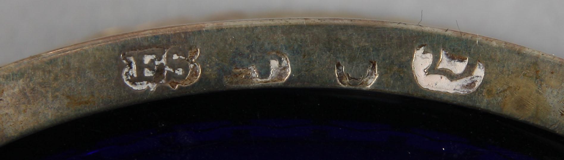 SALTKAR, ett par, silver, Fras Spilbury II, London, England, 1759-60.