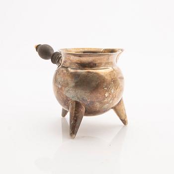 Cream jug, silver, probably Denmark, 19th/20th century.