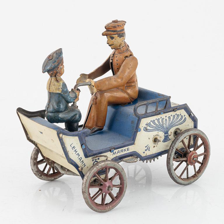 Lehmann, A tinplate "Naughty boy 495" Germany. In production 1903-1909.