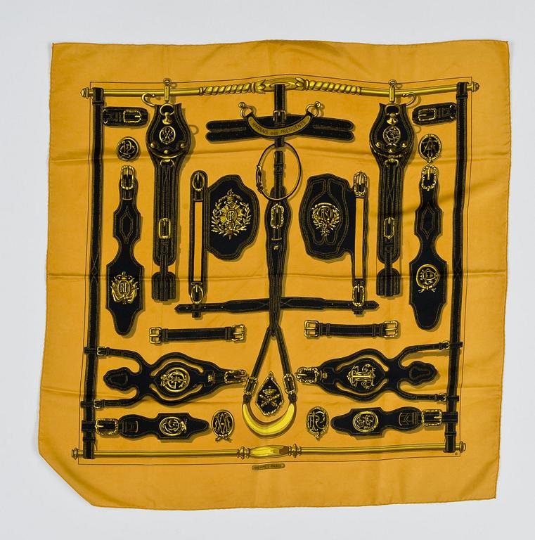 SCARF, Hermès, "Harnais des President".
