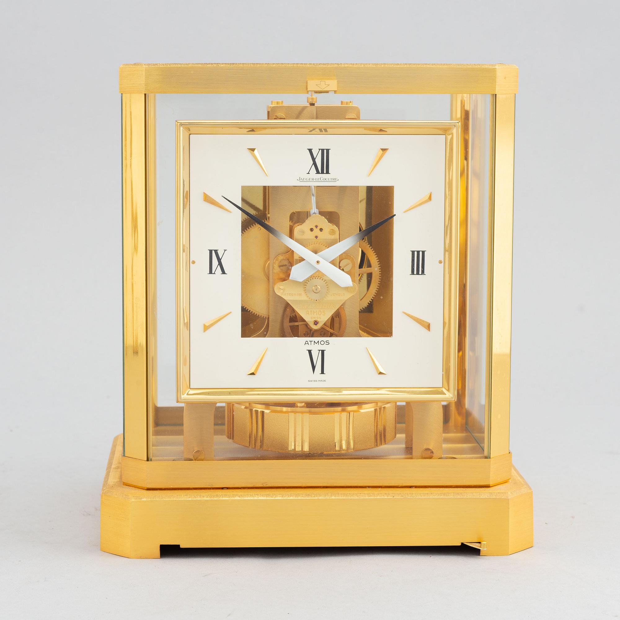 Jeager LeCoultre, Atmos, table clock, 1960's/70's.