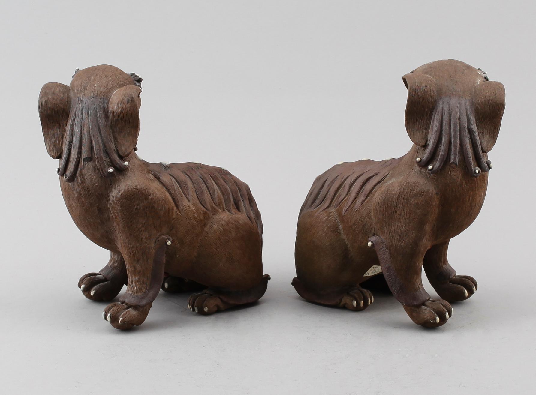FIGURER, 2 st, keramik, Kina.