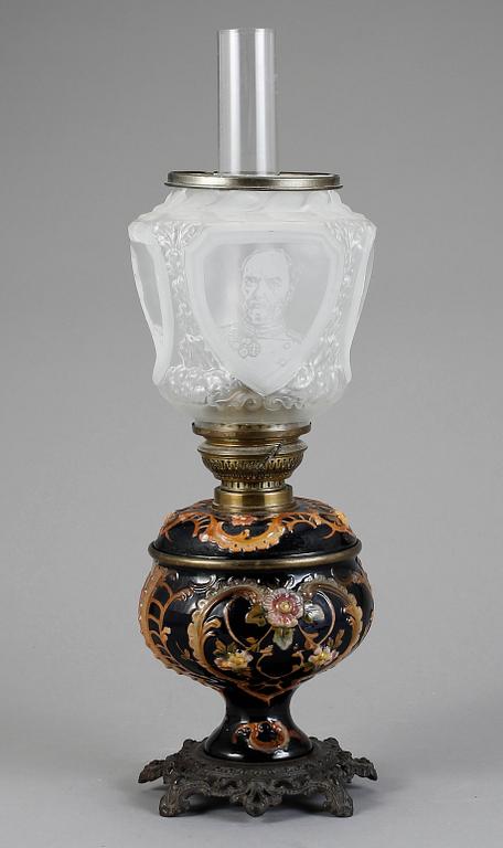 BORDSFOTOGENLAMPA, 1800-talet slut.
