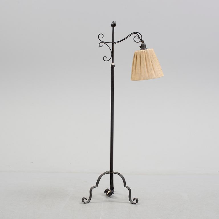 A 1920s / 30s iron floor light.