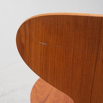 Arne Jacobsen, stolar, 4 st, "Myran", Fritz Hansen, Danmark 1963-64.