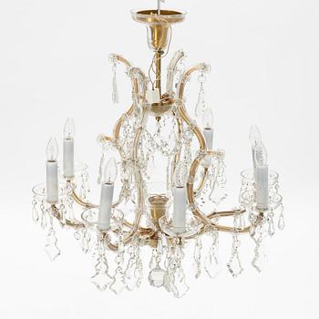 A Maria Theresia style chandelier, second half of the 20th Century.