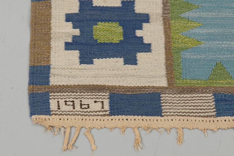 Kenneth Henry Cope, rug, rölakan, approx. 230 x 142 cm.
