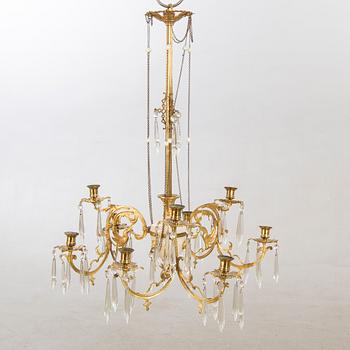 A chandelier around 1900.