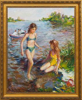 Anatoli Belonog, oil on canvas, signed.