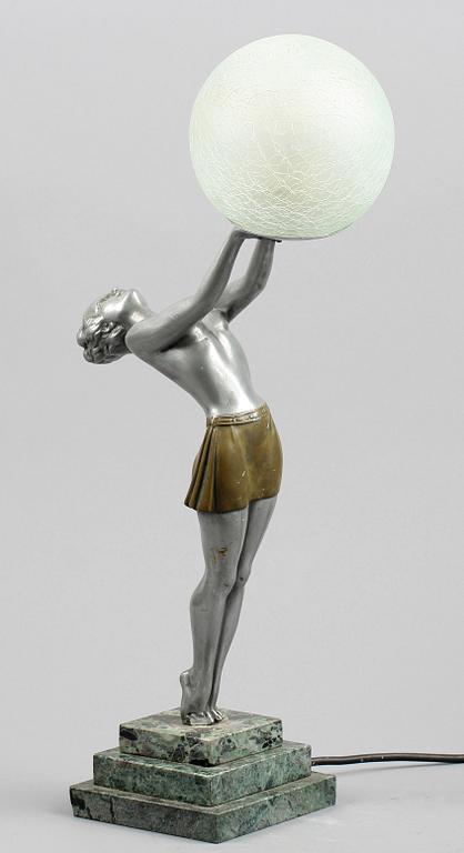 BORDSLAMPA, art deco, 1900-talets första hälft.