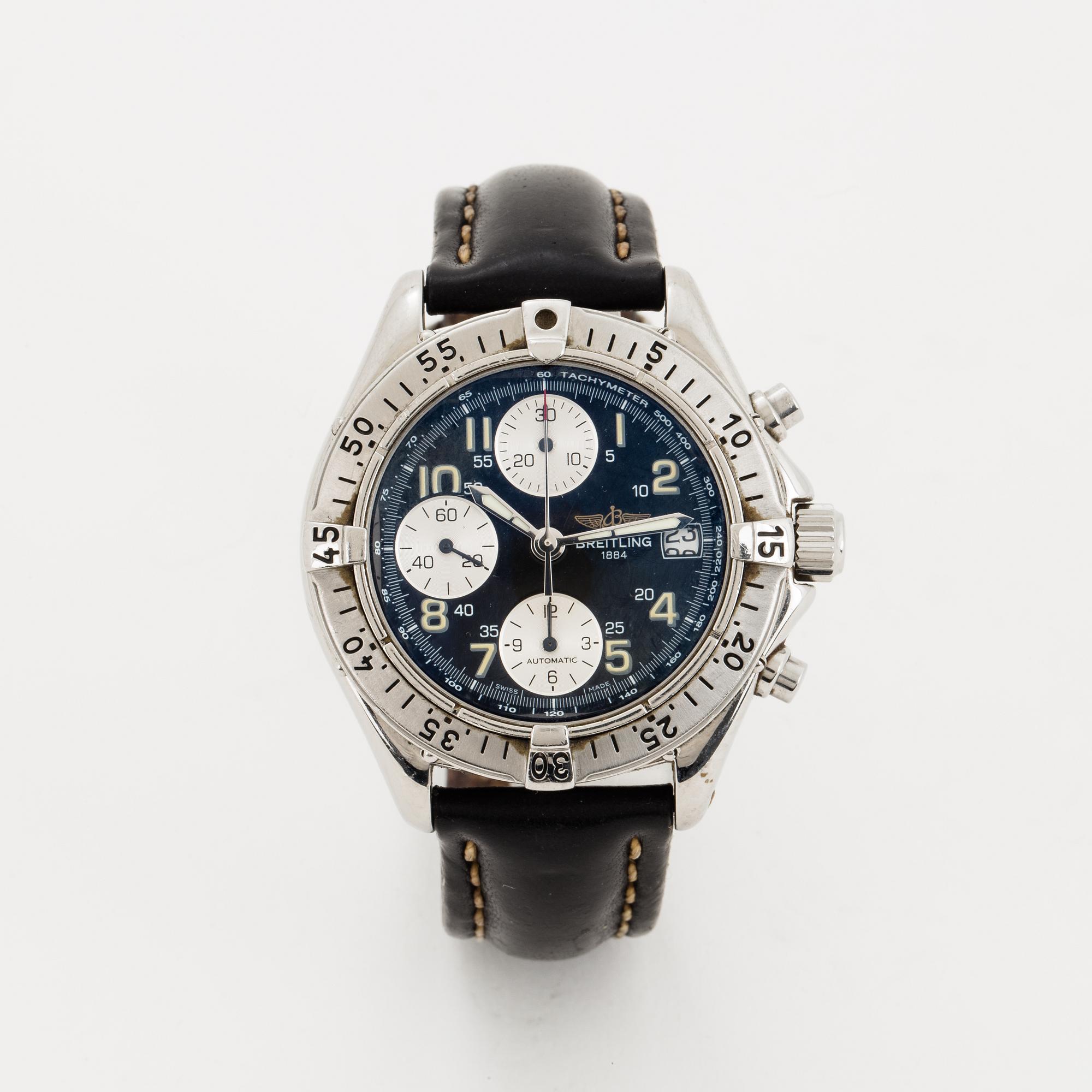 Breitling, Chrono Colt, "Tachymeter", chronograph, wristwatch, 41,5 mm.