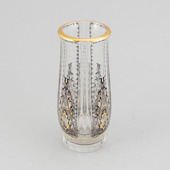 An Art Nouveau glass vase, Steinschönau, 1910's/20's.
