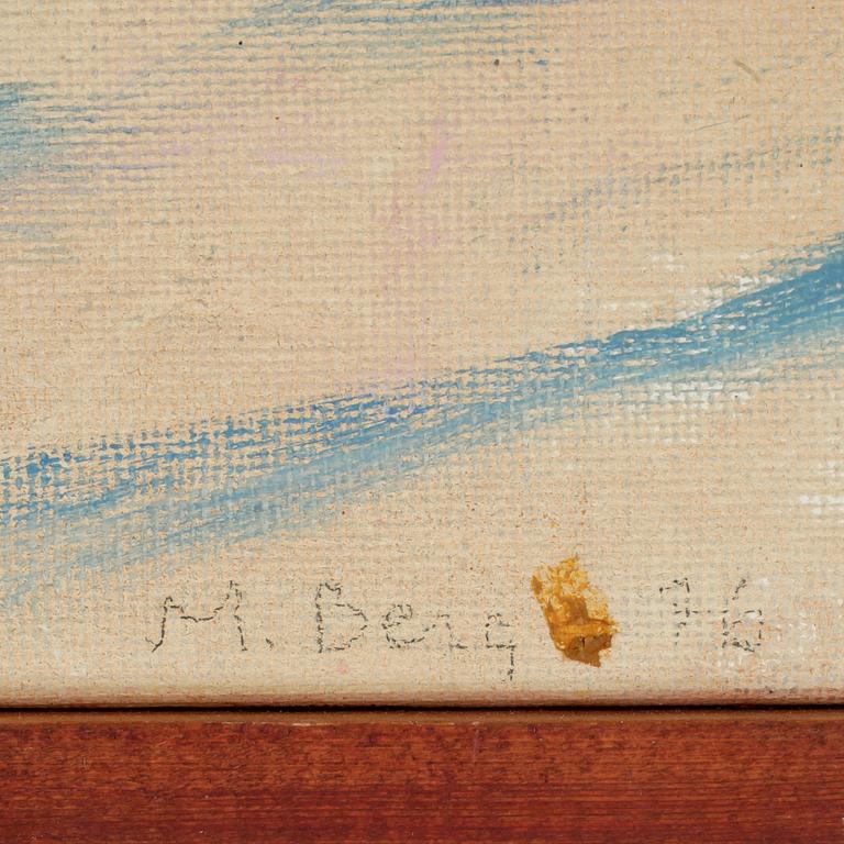 MAGNUS BERG, olja på duk, sign o dat 76.