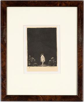 John Bauer, lithograph, signed John Bauer in pencil.