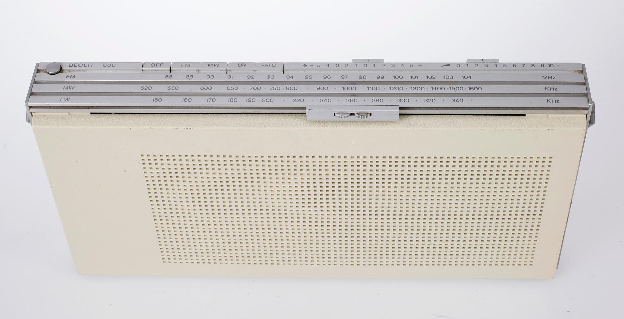 RADIO, "Beolit 600", design Jacob Jensen, Bang & Olufsen A/S, Danmark, 1900-talets andra hälft.