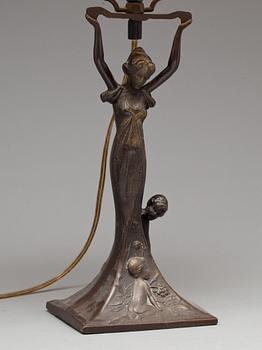 BORDSLAMPA, jugendstil, 1900-tal.