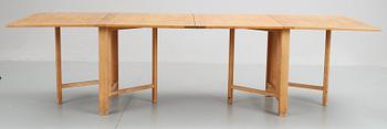 A Bruno Mathsson gateleg table, for Firma Karl Mathsson, Värnamo.