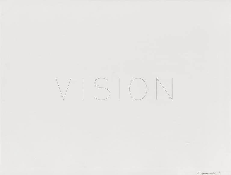 Bruce Nauman, "Vision".