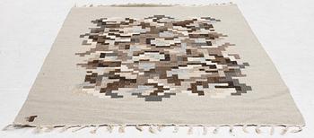 Erik Lundberg, Rug, flat weave, Vävaregården Eringsboda, approx. 195 x 138 cm.