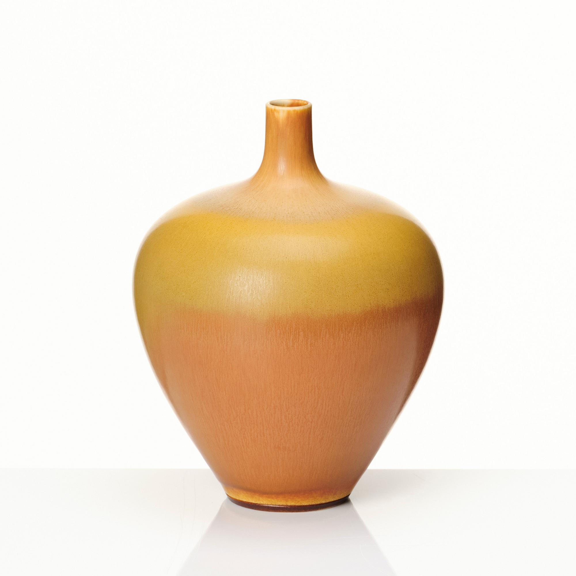 Berndt Friberg, a stoneware vase, Gustavsberg studio, Sweden 1963.
