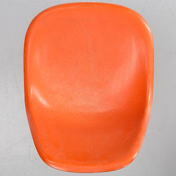 Charles & Ray Eames, chairs, 6 pcs, "DSR Plastic Chair", Herman Miller.