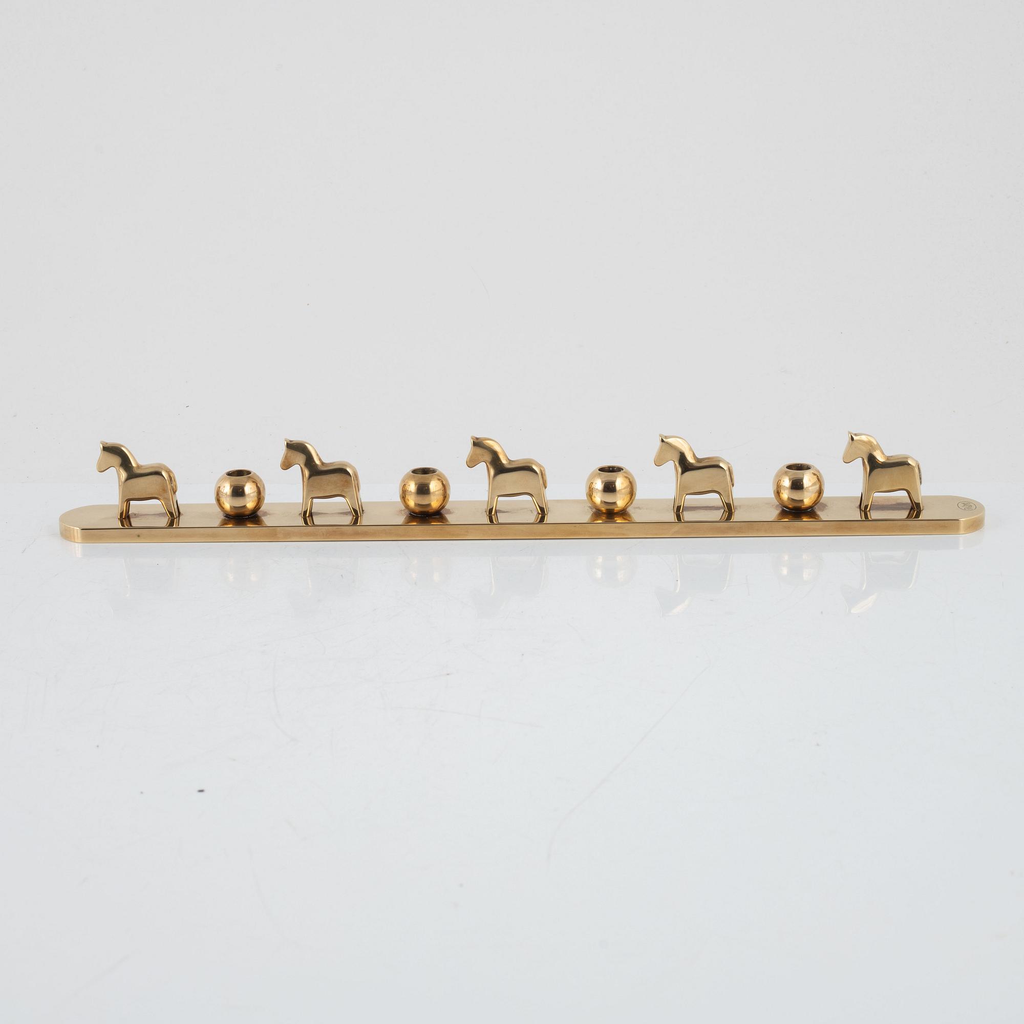 Lotta Horn, ljusstake, "Nocturnus", Rejmyre Mässingsbruk.