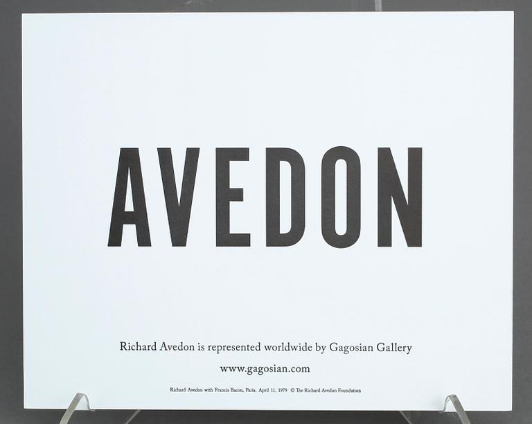 INVITATIONCARDS / INBJUDNINGSKORT, 3 st,  "Murals & Portraits", "Avedon Women, "Avedon" ,Gagosian Gallery, New York.