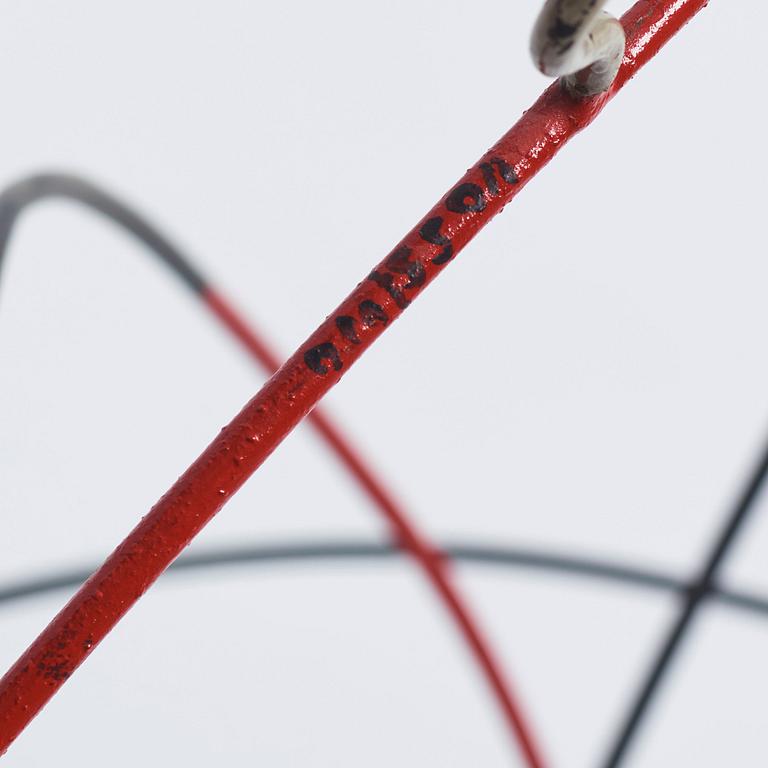 Pierre Olofsson, "Teckning i luften med färg".
