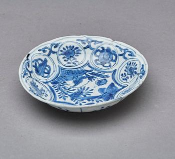 SKÅLFAT, Kina, Wanli Ming (1575-1620), porslin.