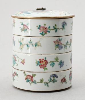 MATKÄRL, porslin, Kina, 1800-tal.
