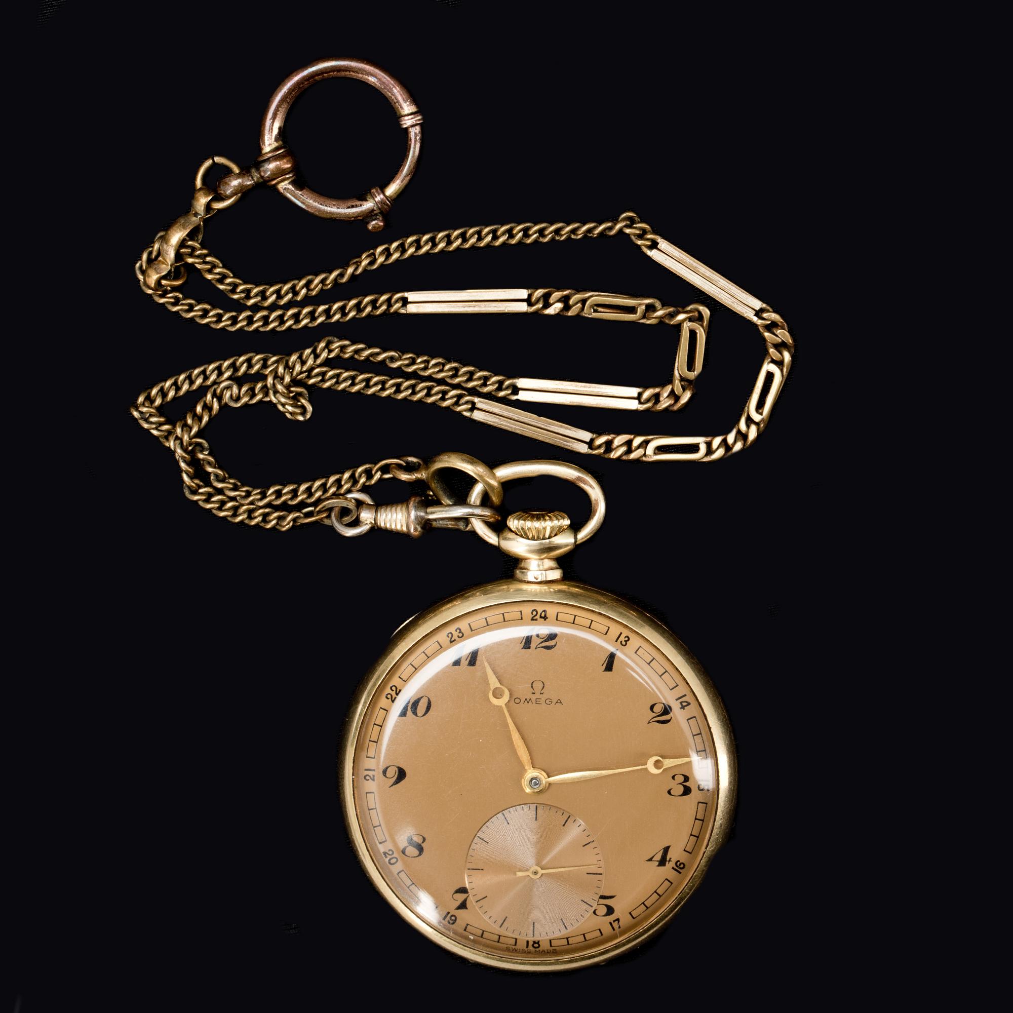 FICKUR, Omega, 14K guld.