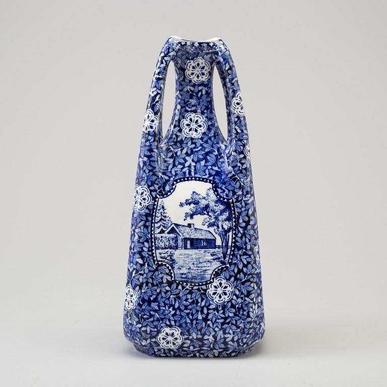 A Swedish Rörstrand Art Noveau creamware vase, 1800/1900.