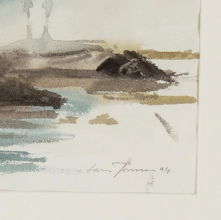 LARS JONSSON, watercolur, signed and dated -94.