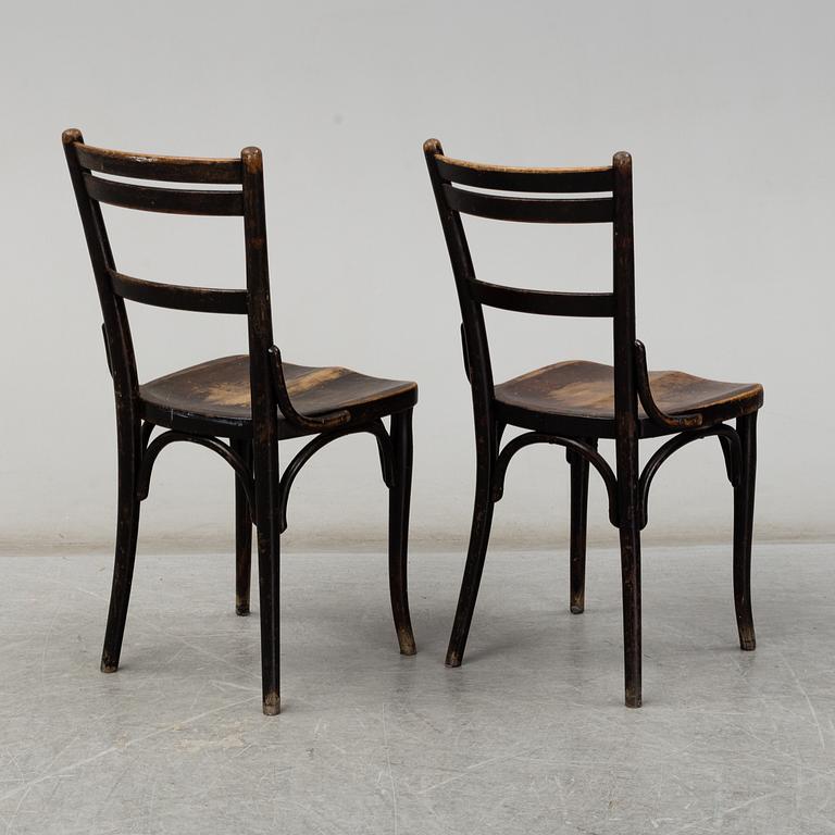 a set of 6 chairs from the early 20th century.