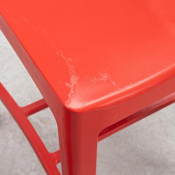 Stolar, 6 st, "111 Navy Chair", Emeco & Coca-Cola.