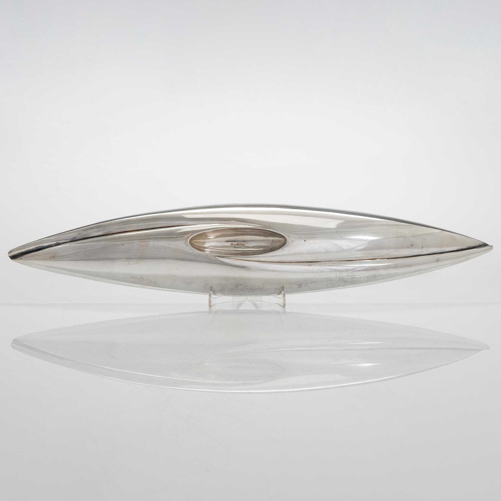 Tapio Wirkkala, silver bowl TW 9, Kultakeskus, Hämeenlinna, Finland 1957.