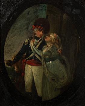 George Morland, his art, Courting.