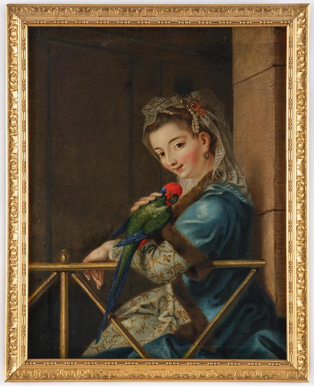 Johann Heinrich Tischbein, Konstnärens dotter Wilhelmine Ernestine Fredrike Tischbein (1759-1820) i turkisk dräkt.