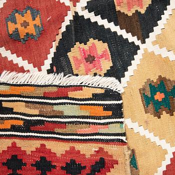 Carpet Kashgai/Shiraz Kilim antique approx. 245x145 cm.