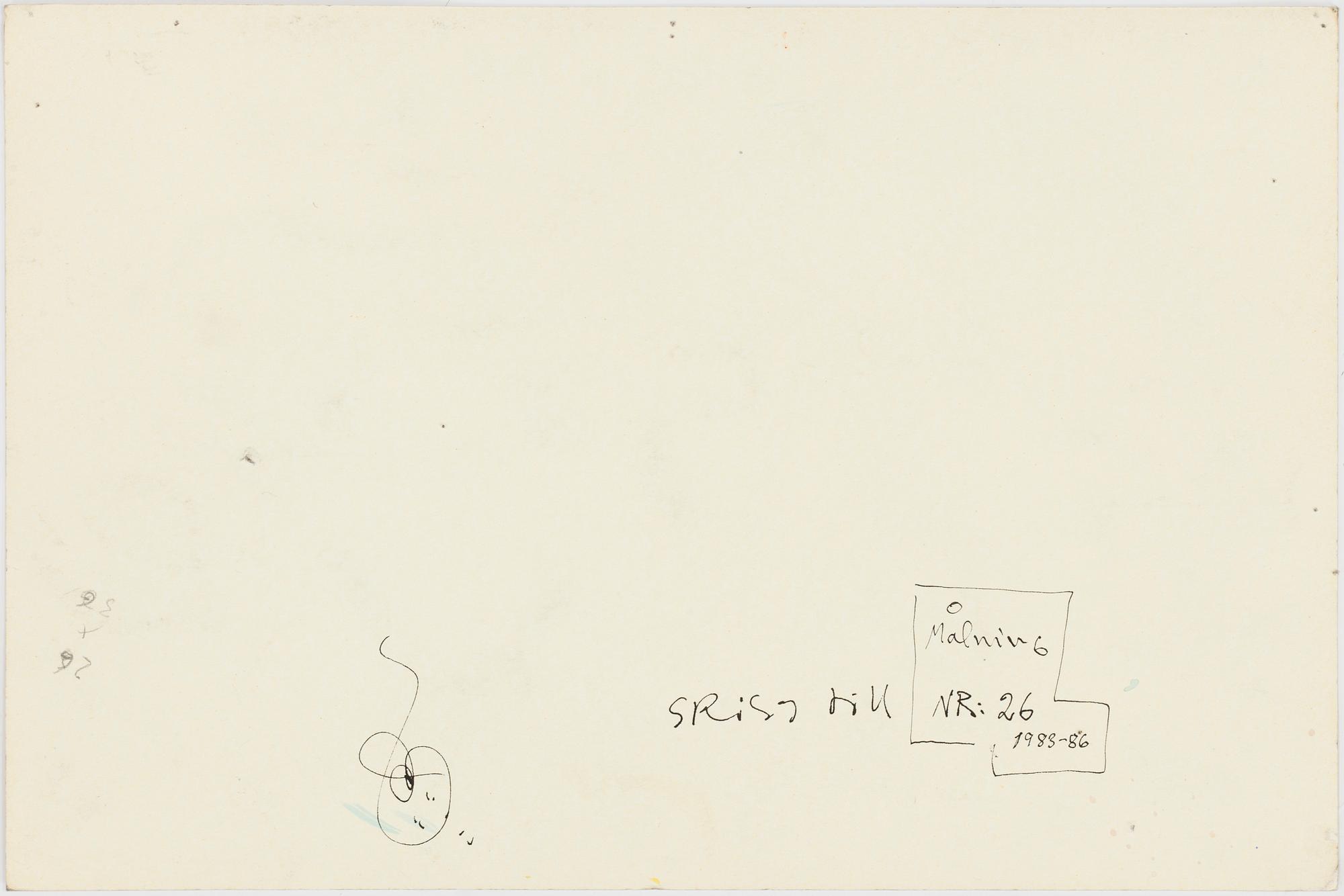 ULF RAHMBERG, Mixed media, signed with monogram verso.