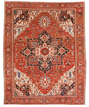 1202. SEMI-ANTIQUE HERIZ.  466 x 375 cm.