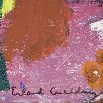 ERLAND CULLBERG, olja på duk, sign, 1980-tal.