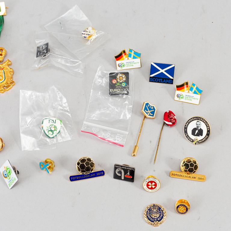 a collection of 30 pins.