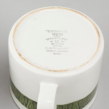 A mid 20th century "Droppar" tableware set of 23 pcs by Berit Ternell for Upsala Ekeby.