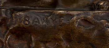 ANTOINE LOUIS BARYE, brons, ca 1900.