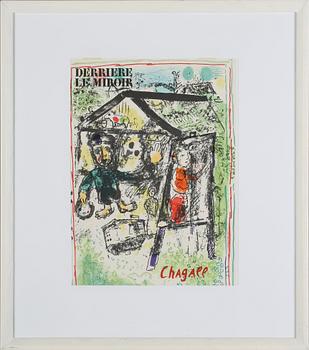 Marc Chagall · MARC CHAGALL, efter, färglitografi, signerad i trycket.