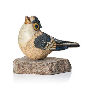 Tyra Lundgren, a stoneware sculpture of a bird, Sweden 1977.