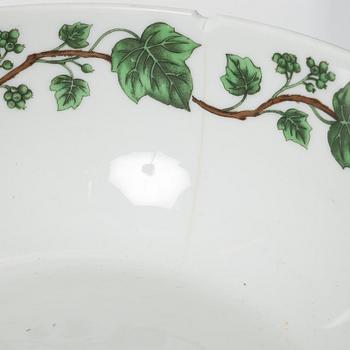 Service, 63 pieces, porcelain, Porcelaine de Paris, Limoges, France.