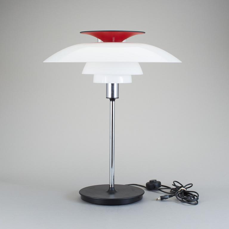 BORDSLAMPA, "PH 80", Poul Henningsen för Louis Poulsen, sent 1900-tal.