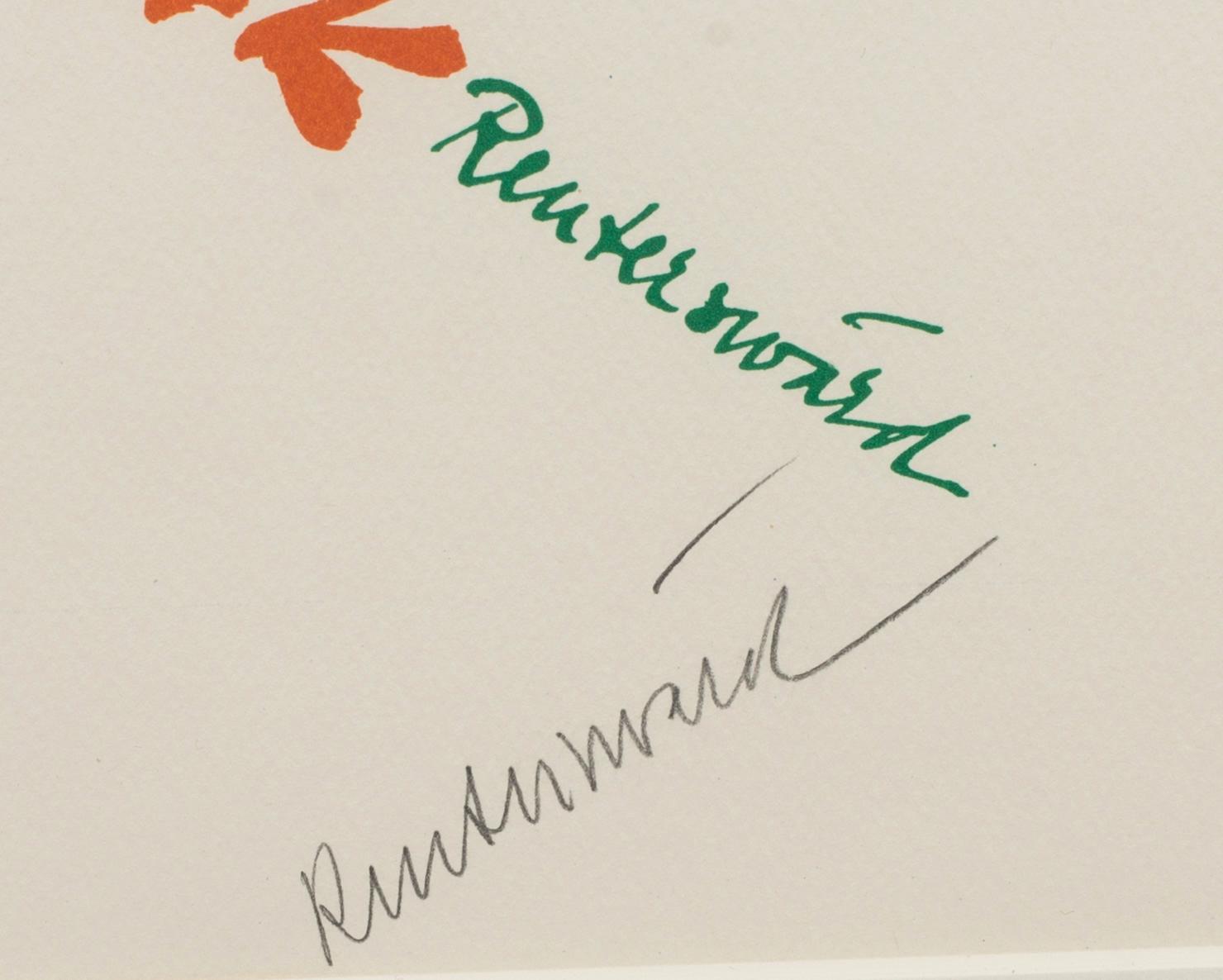 CARL FREDRIK REUTERSWÄRD, färglitografi, säljes till förmån för Art for charity/ Stiftelsen Henrik Superman,